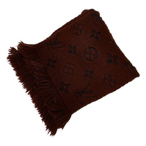 Louis Vuitton Monogram Escharpemania Muffler 413287 Brown 